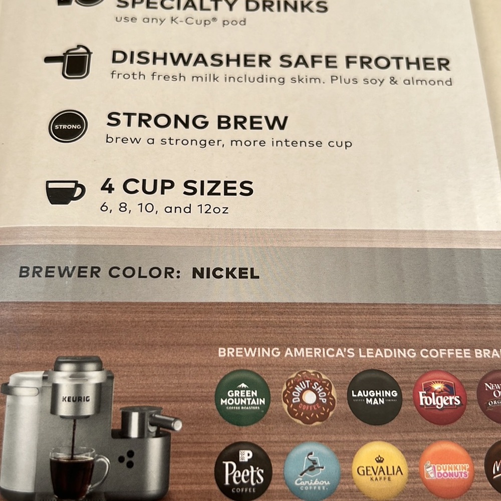 Keurig K-Cafe Special Edition K-Cup Pod Coffee, Latte and Cappuccino Maker, New - Picture 13 of 16